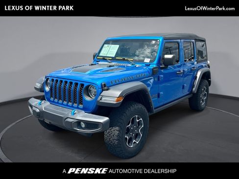 Used 2022 Jeep Wrangler Unlimited Rubicon 4xe w/ Cold Weather Group AWD/4WD image 1
