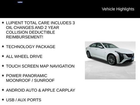 Used 2025 Cadillac CT5 Premium Luxury w/ Technology Package AWD/4WD image 7