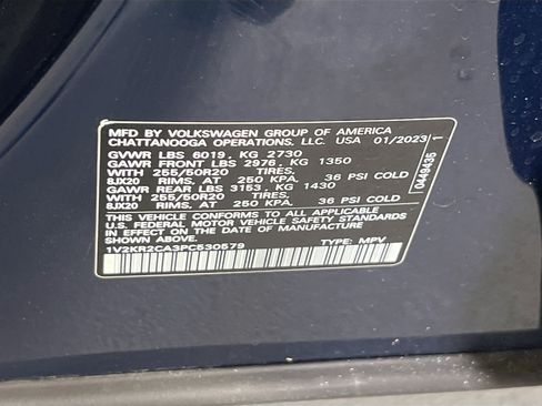 Used 2023 Volkswagen Atlas SE AWD/4WD image 33