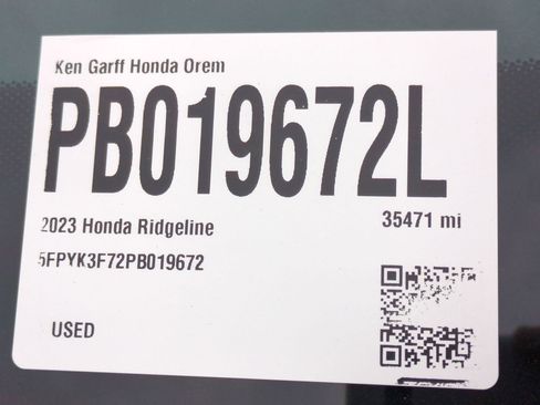 Used 2023 Honda Ridgeline RTL-E image 39