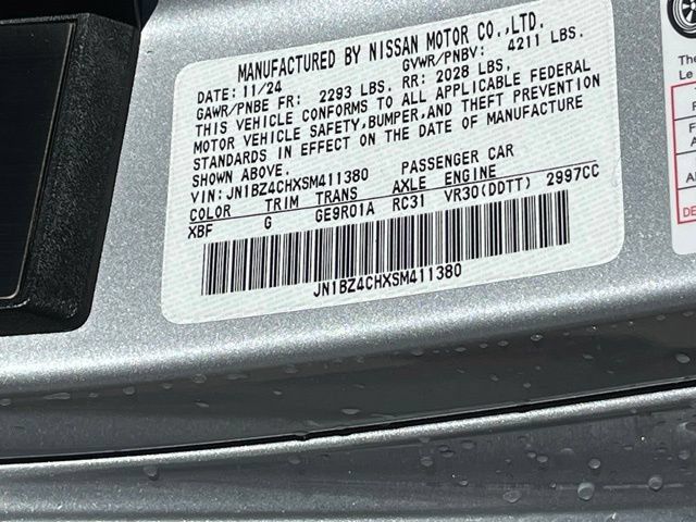 Used 2025 Nissan Z NISMO w/ Floor Mat Package RWD image 31