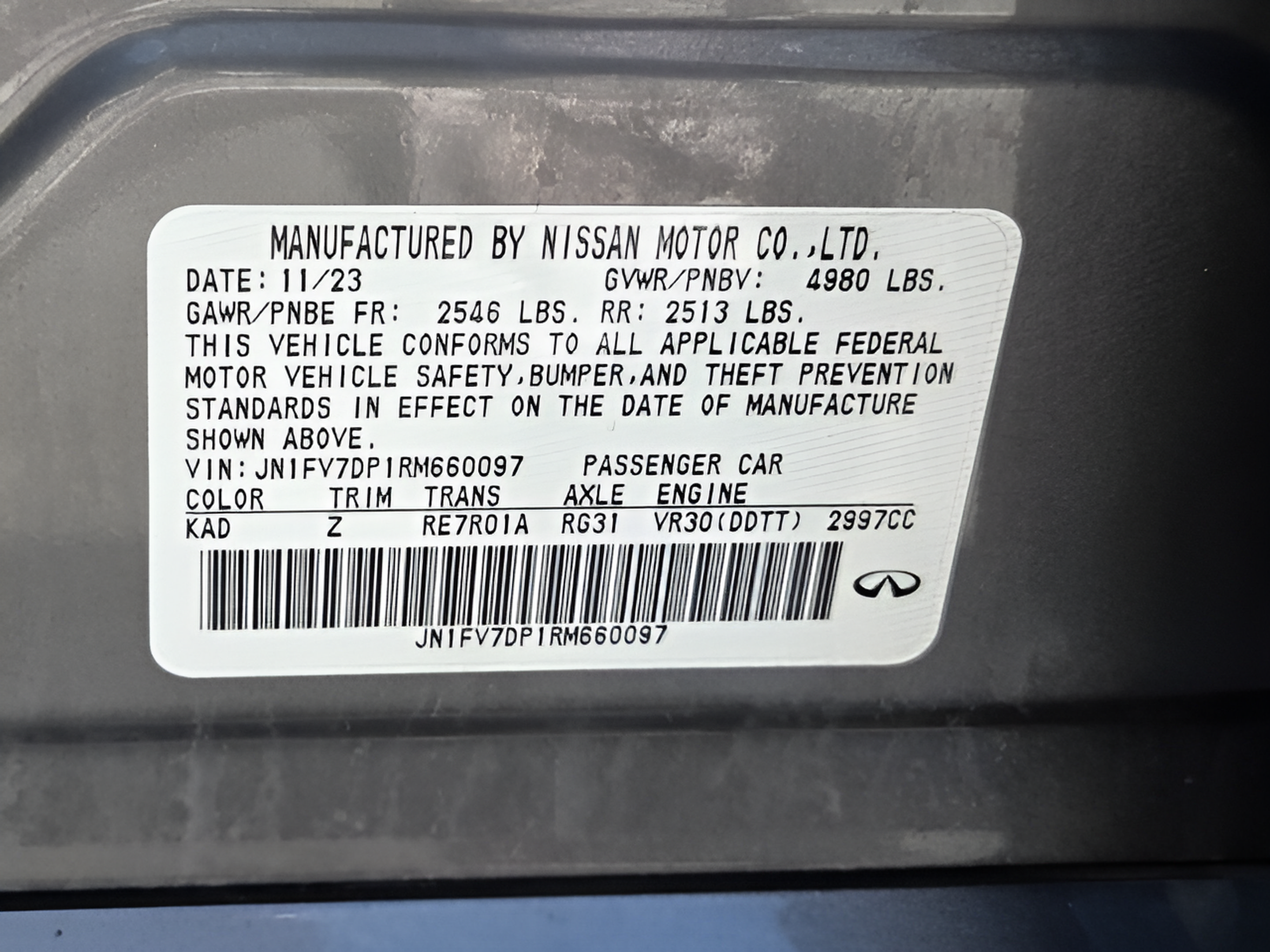 Used 2024 INFINITI Q50 Red Sport 400 RWD image 31