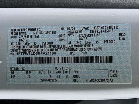 Used 2024 Ford F150 XLT w/ Equipment Group 302A MID image 12