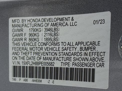 Certified 2023 Honda Civic Sport image 29