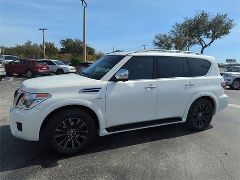 Certified 2019 Nissan Armada Platinum w/ Captain's Chairs Package image 13