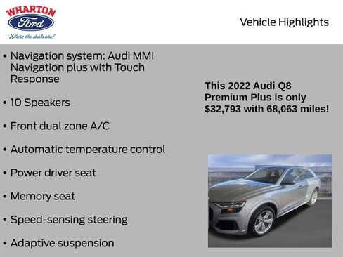 Used 2022 Audi Q8 Premium Plus AWD/4WD image 5