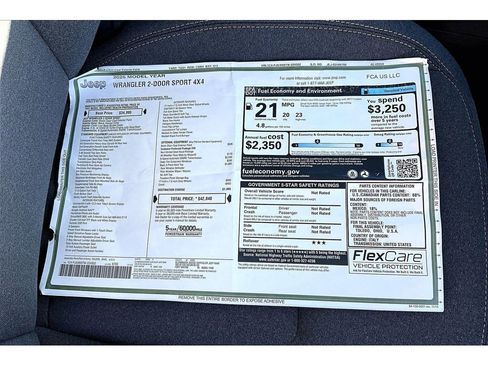 New 2026 Jeep Wrangler Sport AWD/4WD image 15