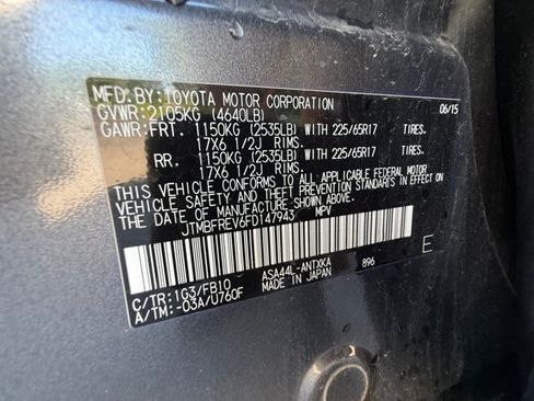 Used 2015 Toyota RAV4 LE AWD/4WD image 28