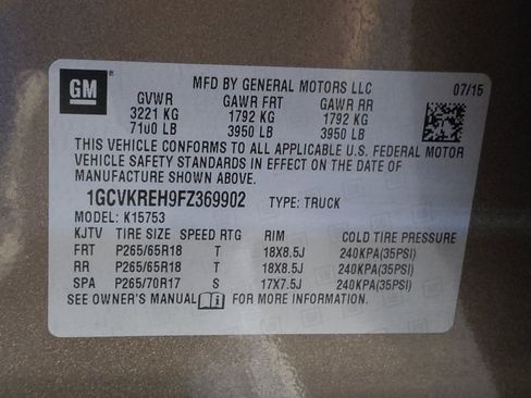 Used 2015 Chevrolet Silverado 1500 LT w/ All Star Edition AWD/4WD image 33