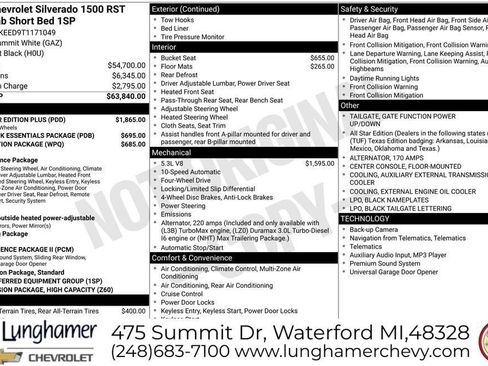 New 2026 Chevrolet Silverado 1500 RST w/ All Star Edition Plus AWD/4WD image 11