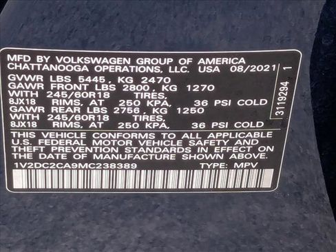 Used 2021 Volkswagen Atlas Cross Sport SE image 24