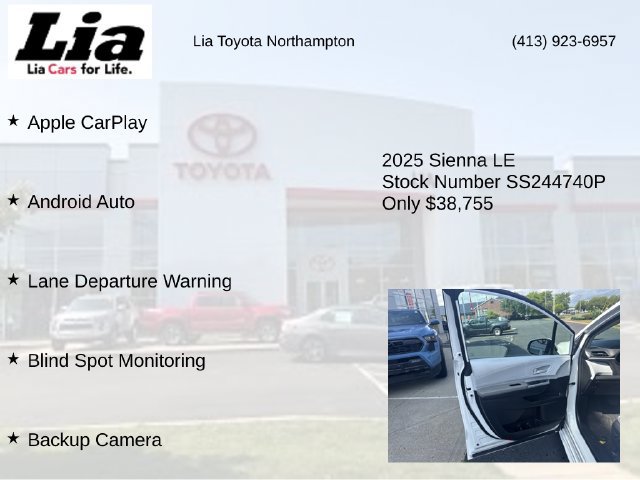 Used 2025 Toyota Sienna LE FWD image 7