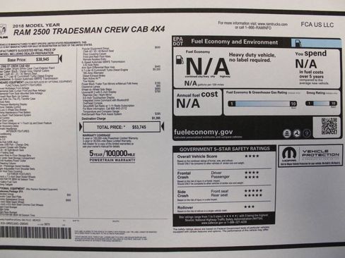 Used 2018 RAM 2500 Tradesman w/ Chrome Appearance Group image 50