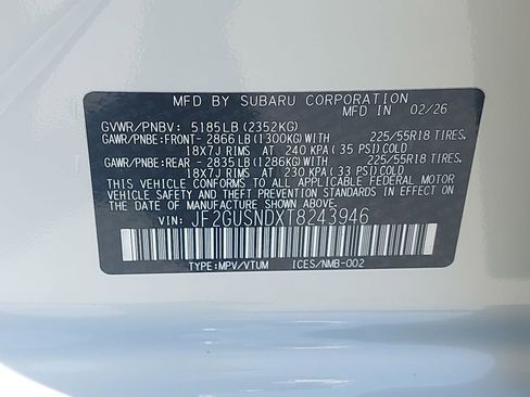 New 2026 Subaru Crosstrek 2.5i Limited AWD/4WD image 32