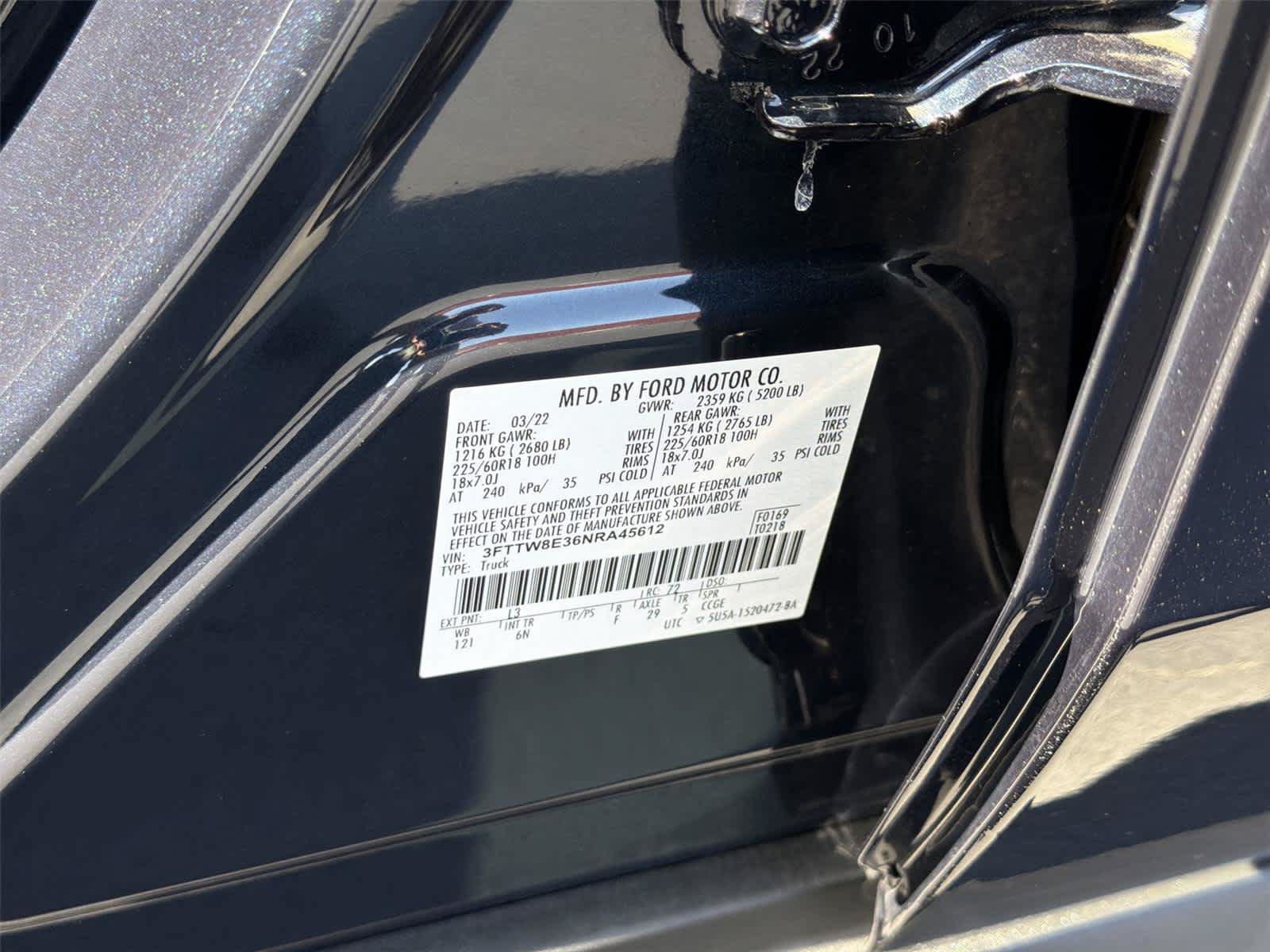 Used 2022 Ford Maverick Lariat w/ Lariat Luxury Package FWD image 22
