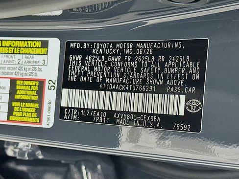 Used 2026 Toyota Camry SE w/ Convenience Package FWD image 33