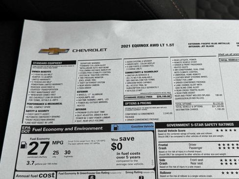 Used 2021 Chevrolet Equinox LT image 33