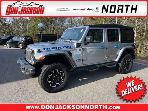 Used 2021 Jeep Wrangler Unlimited Rubicon 4xe w/ Cold Weather Group image 1