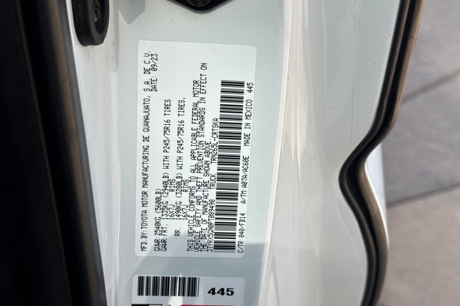 Certified 2023 Toyota Tacoma SR RWD image 35