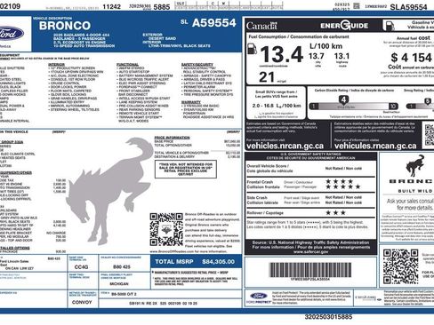 Used 2025 Ford Bronco Badlands AWD/4WD image 26
