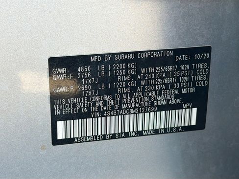 Used 2021 Subaru Outback Premium w/ Popular Package #1 image 40