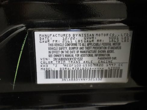 Used 2022 Nissan Sentra SR w/ Trunk Package FWD image 38