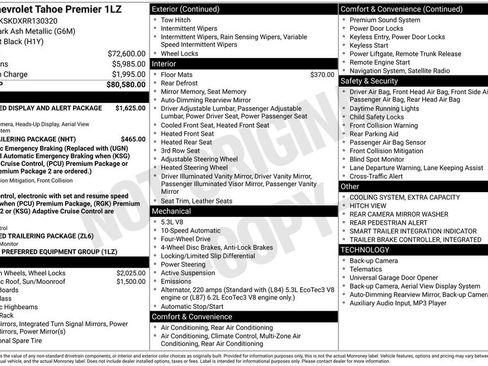 Used 2024 Chevrolet Tahoe Premier AWD/4WD image 44