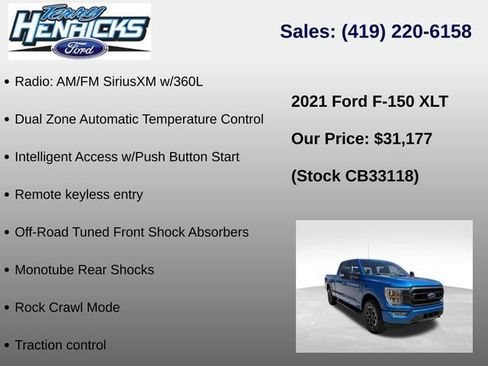 Used 2021 Ford F150 XLT w/ Equipment Group 302A High AWD/4WD image 37