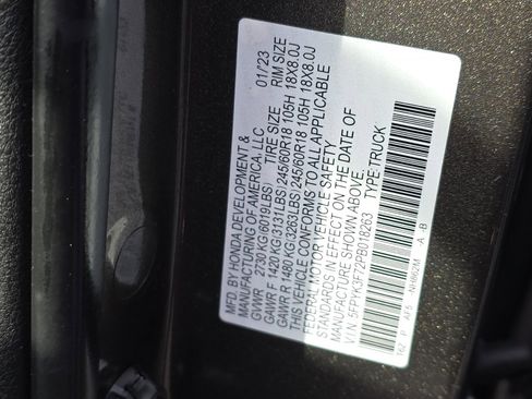 Used 2023 Honda Ridgeline RTL-E image 34