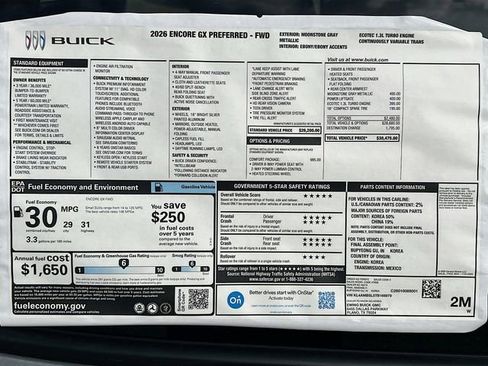 New 2026 Buick Encore GX Preferred w/ Comfort Package image 21