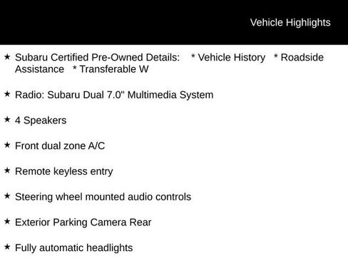 Certified 2026 Subaru Crosstrek 2.5i AWD/4WD image 3
