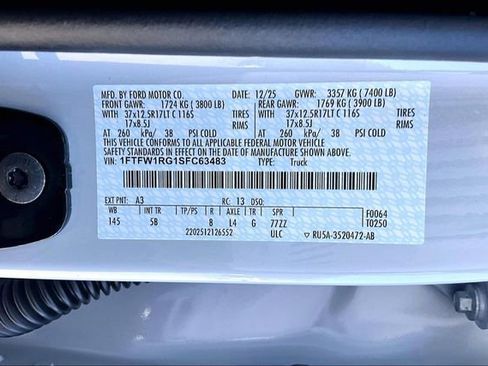 New 2025 Ford F150 Raptor image 12