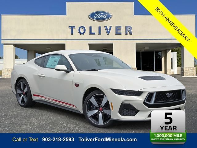 New 2025 Ford Mustang GT Premium w/ 60th Anniversary Package RWD image 1