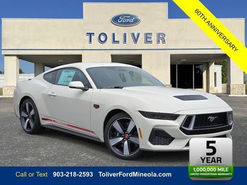 New 2025 Ford Mustang GT Premium w/ 60th Anniversary Package RWD image 1
