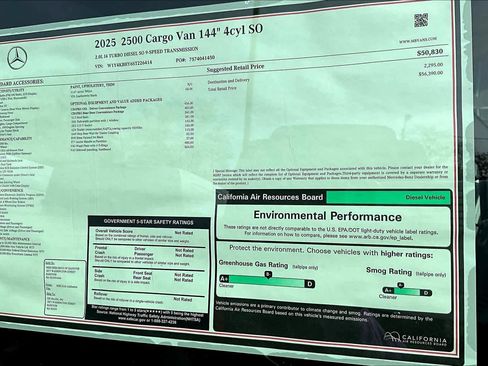 New 2025 Mercedes-Benz Sprinter 2500 image 17