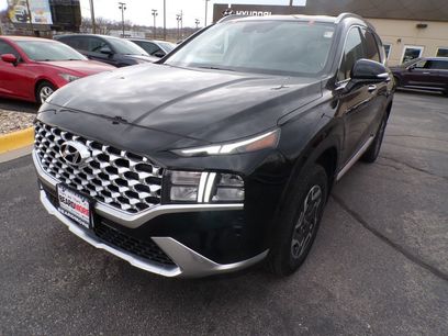 Used 2021 Hyundai Santa Fe Blue