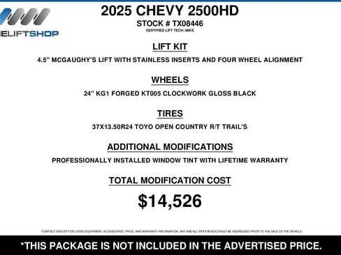 Used 2025 Chevrolet Silverado 2500 High Country w/ High Country Premium Package image 2