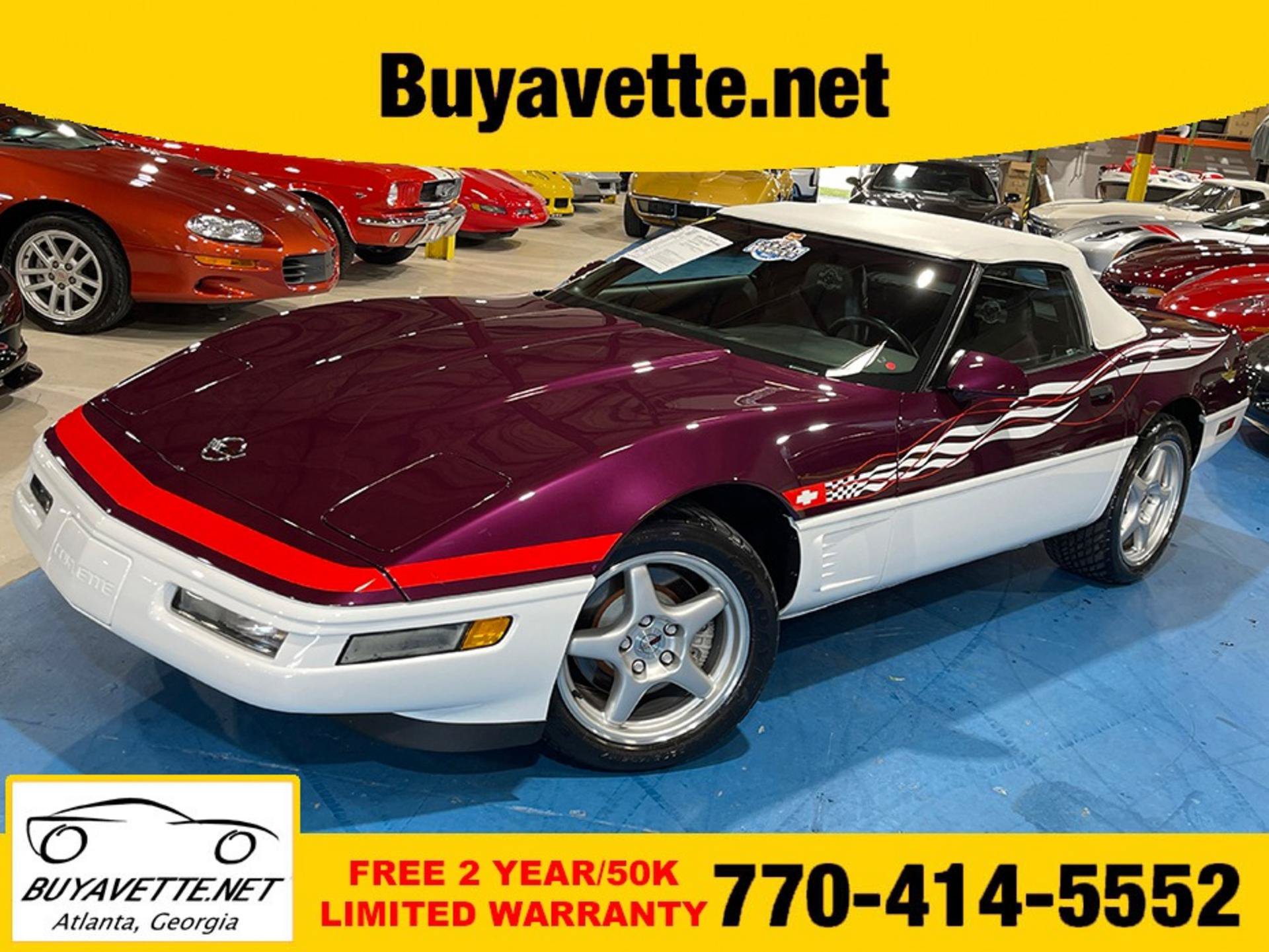 Used 1995 Chevrolet Corvette Convertible RWD image 1