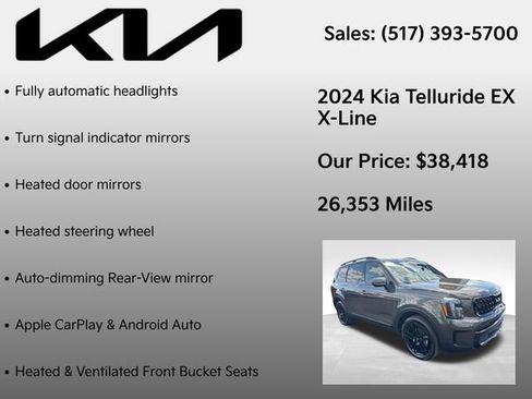 Used 2024 Kia Telluride EX X-Line AWD/4WD image 12