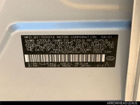 Used 2021 Lexus IS 350 F Sport w/ Navigation Package image 36