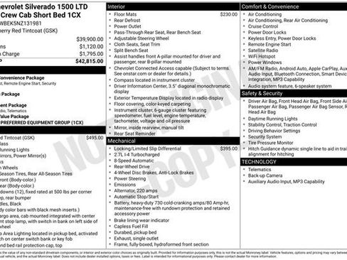Used 2022 Chevrolet Silverado 1500 Custom RWD image 5