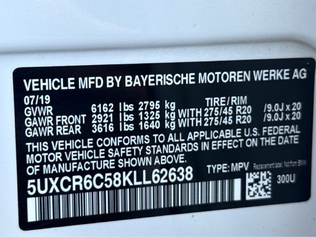 Used 2019 BMW X5 xDrive40i w/ Convenience Package AWD/4WD image 27