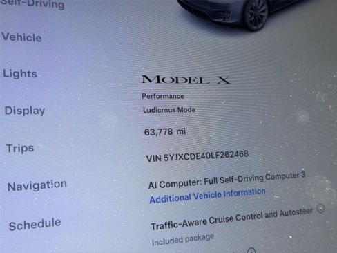 Used 2020 Tesla Model X Performance AWD/4WD image 21