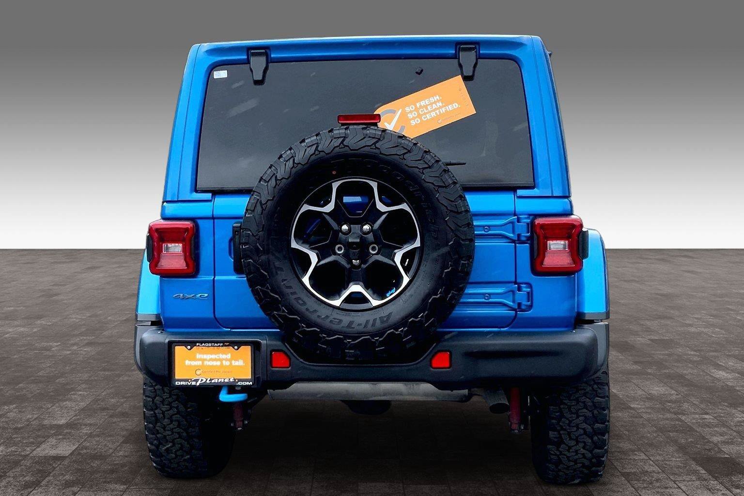 Certified 2023 Jeep Wrangler Unlimited Rubicon 4xe w/ Steel Bumper Group AWD/4WD image 4