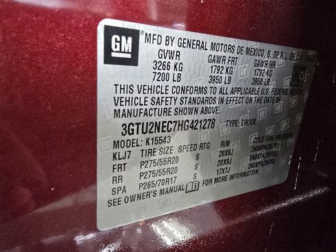 Used 2017 GMC Sierra 1500 SLT AWD/4WD image 42
