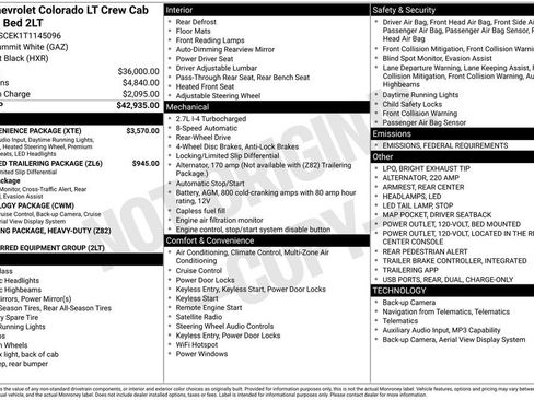 New 2026 Chevrolet Colorado LT w/ LT Convenience Package image 4