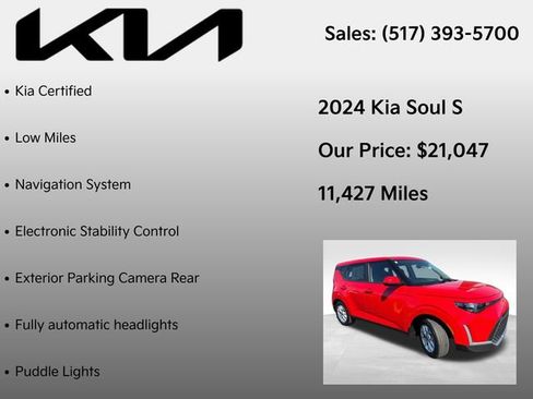 Used 2024 Kia Soul S FWD image 7
