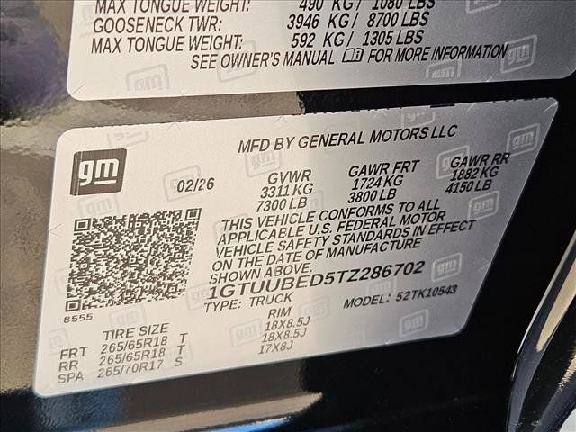 New 2026 GMC Sierra 1500 SLE w/ Preferred Package AWD/4WD image 18
