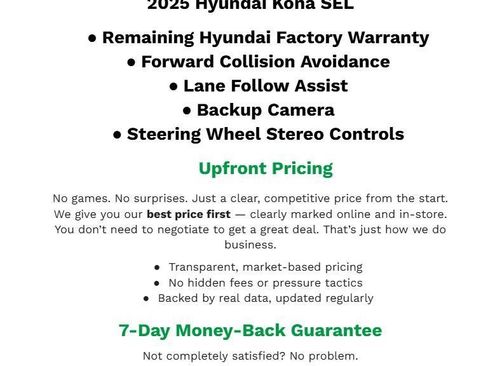 Used 2025 Hyundai Kona SEL FWD image 29