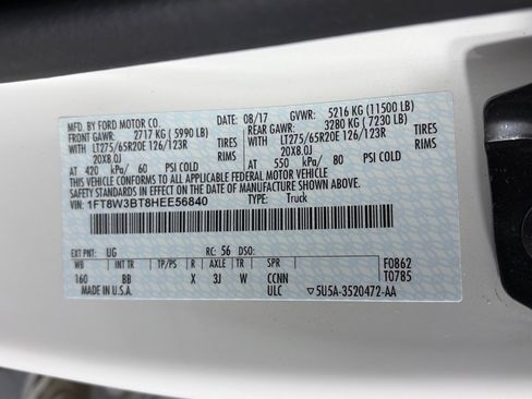 Used 2017 Ford F350 Platinum w/ Platinum Ultimate Package image 9